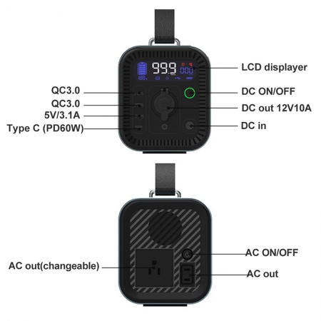 300W Outdoor Portable power supply