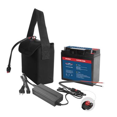 电动智能球包车12V20Ah电池