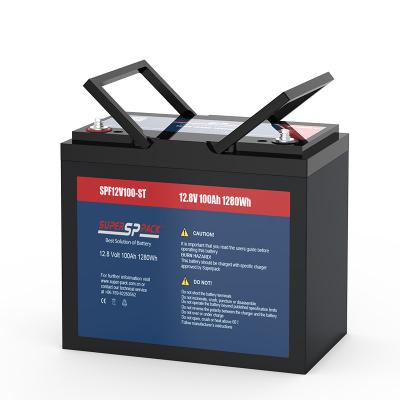 旭派锂能12V100Ah迷你款电池用于房车船用