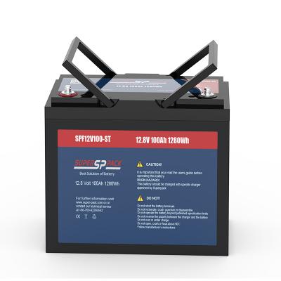 旭派锂能12V100Ah迷你款电池用于房车船用