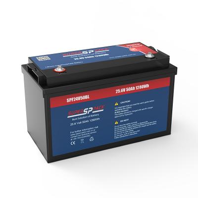 旭派带蓝牙24V50Ah用于船用锂电池组